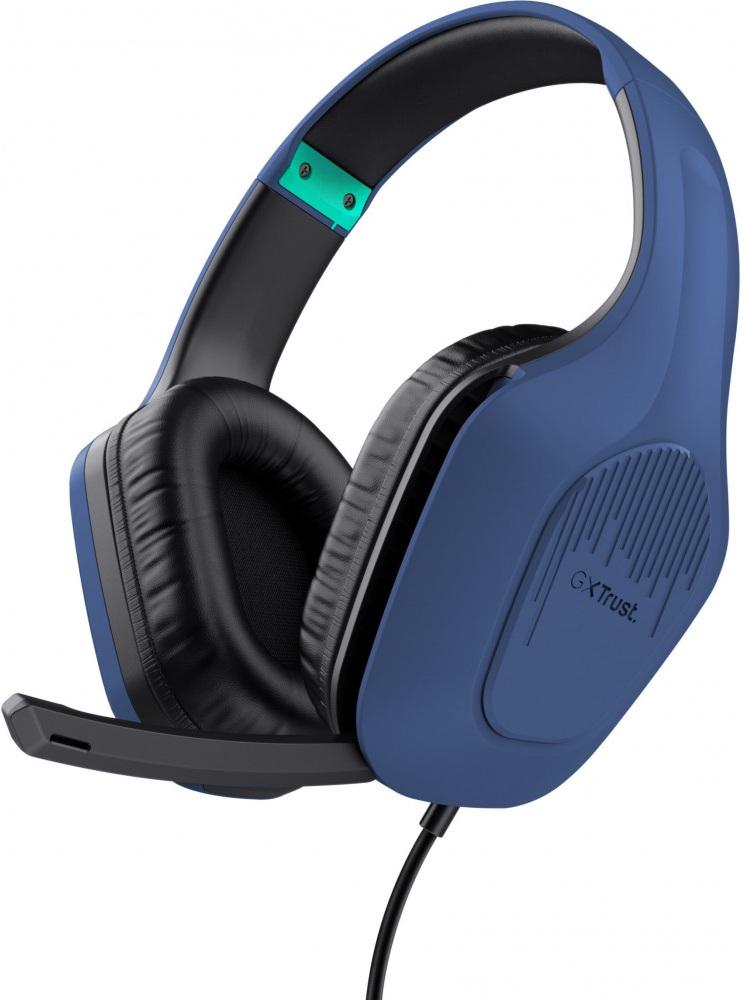 Auscultadores Headset Gaming GXT 415B Zirox (Azul) - TRUST