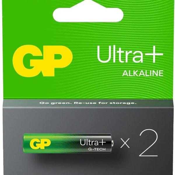 Blister 2 Pilhas 1,5V Alcalinas LR03 AAA (ULTRA PLUS+) - GP