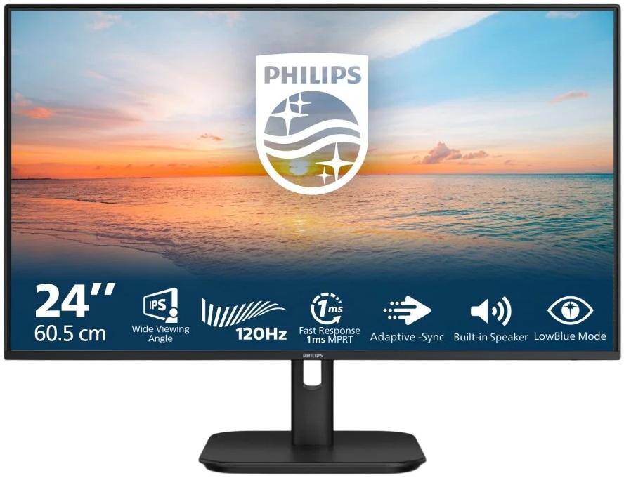 Monitor LCD 23.8 1000 series 24E1N1200A/00 Full HD (Preto) - PHILIPS