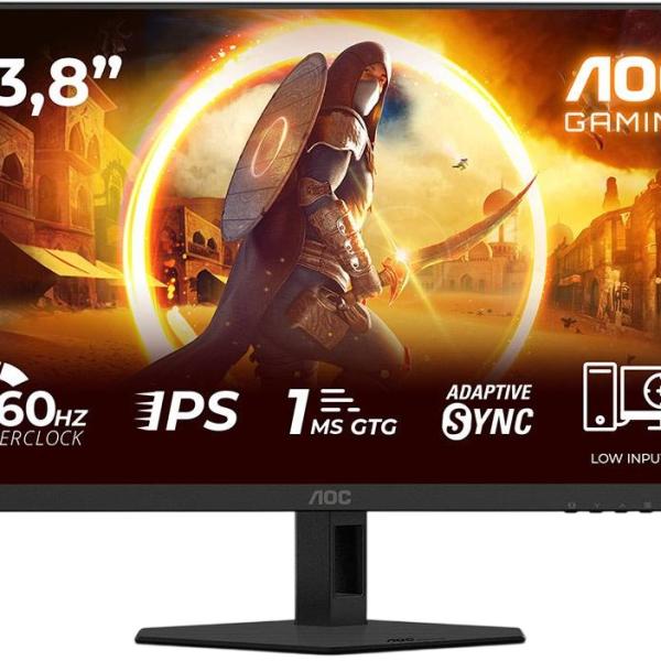 Monitor LED 23.8 G4 24G4ZRE Full HD (Preto/Vermelho) - AOC