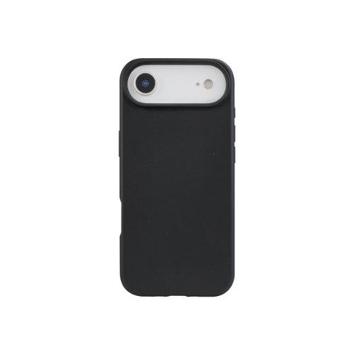 FUNDA QCHARX BIODEGRADABLE IPHONE 17 NEGRO WHEAT STRAW+TPU BIODEGRADABLE-LIBRE BPA Y TOXICOS QCHIP17BN