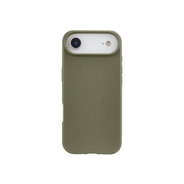 QCHARX BIODEGRADABLE CASE FOR IPHONE 17 MILITARY GREEN WHEAT STRAWBERRY + BIODEGRADABLE TPU - BPA AND TOXIN FREE QCHIP17BV