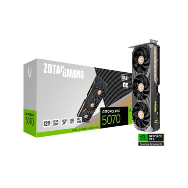 ZOTAC RTX 5070 SOLID OC 12GB GRAPHICS CARD