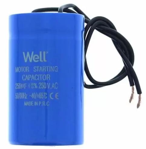Condensador 250V 250uF c/ Fios