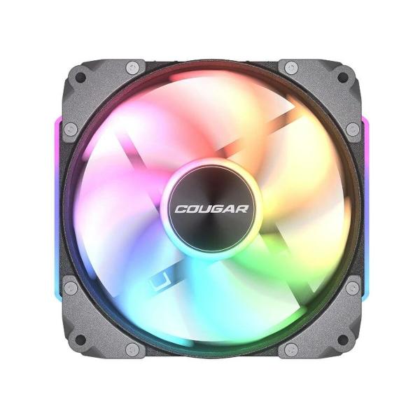 Ventilador de Caixa Cougar Apolar 120 Ø 12 cm Preto ARGB