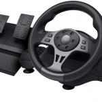 Volante + Pedais GXT 289 Movi USB (Preto) - TRUST