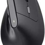 Rato Ergonomico Trust Bayo Tecnologia Silent Click - 6 Botões - Bateria recarregavel por USB - C - Preto