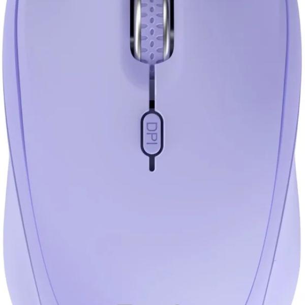 Rato Ótico RF Wireless + Bluetooth Yvi+ 1600DPI (Roxo) - TRUST
