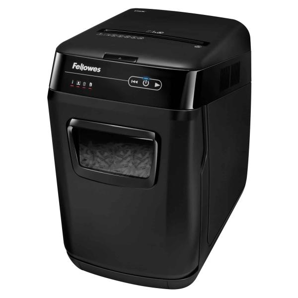 Destruidora de Papel Fellowes AutoMax 150C com corte automático - Capacidade 32L - Recondicionada