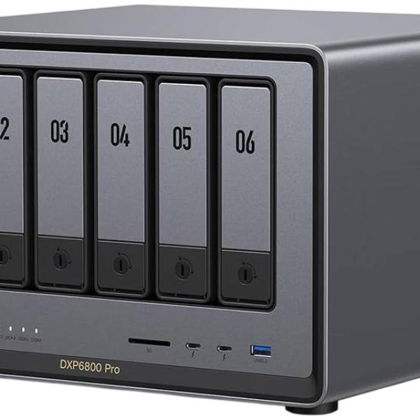 NAS NASync DXP6800 Pro Intel Core i5 - 1235U 8GB 6 Baías - UGREEN