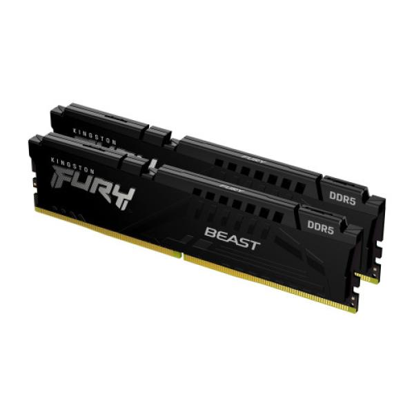 Kingston Kit 64GB (2 x 32GB) DDR5 6000MHz FURY Beast EXPO Preto 2R CL36