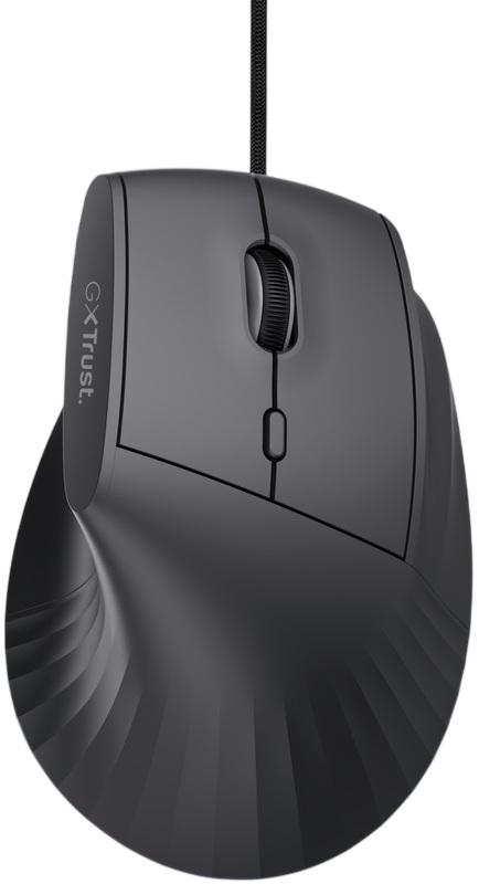 Rato Ergonômico GXT 145 Rexxa USB - A 12800DPI RGB (Preto) - TRUST