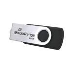 PENDRIVE 32GB USB - C 3.2 MEDIARANGE SILVER - BLACK