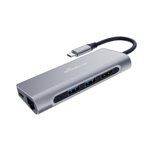 HUB MEDIARANGE USB-C 7EN1