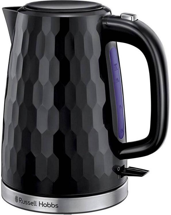 Jarro Elétrico HoneyComb 2400W (Preto) - RUSSELL HOBBS