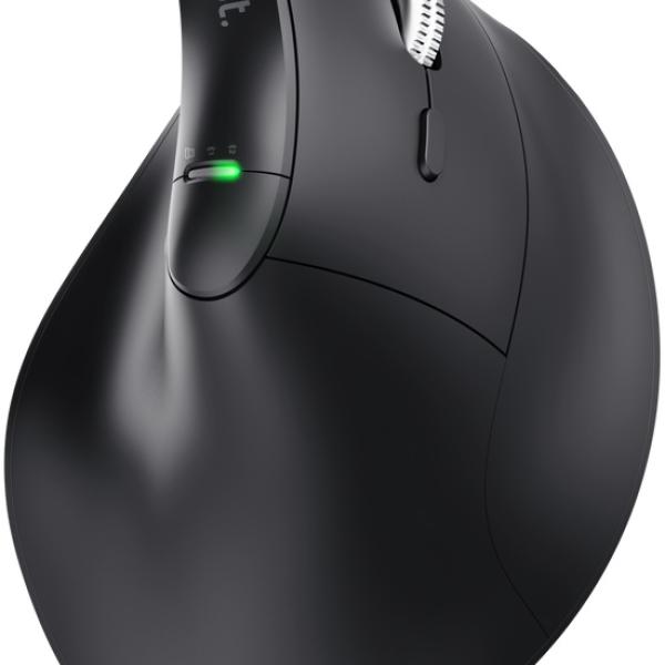 Rato Ótico Ergonómico Vyran RF Wireless + Bluetooth 4800DPI (Preto) - TRUST
