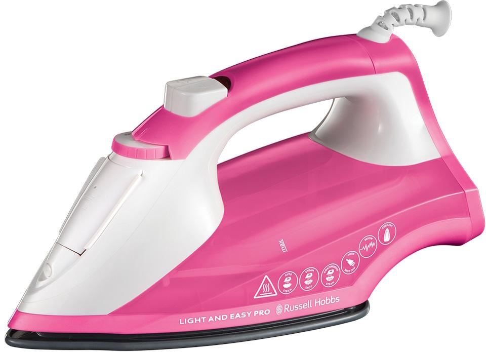 Ferro a Vapor 2600W (Rosa/Branco) - RUSSEL HOBBS