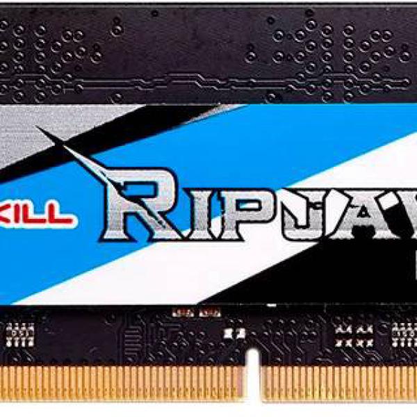 Memória RAM SO - DIMM Ripjaws 16GB (1x16GB) DDR4 - 2666MHz CL19 (19 - 19 - 19 - 43) 1.20V (Preta) - G.SKILL