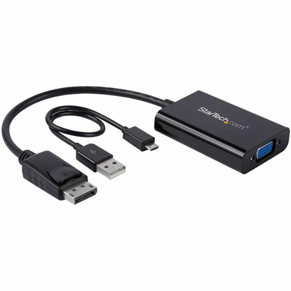Adaptador DisplayPort para SVGA Startech DP2VGAA              Preto