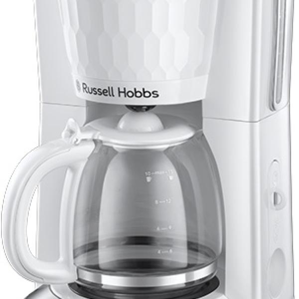 Máquina de Café de Filtro Honeycomb 1.25L (Branco) - RUSSELL HOBBS