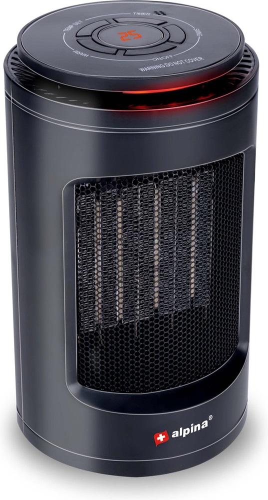 Aquecedor Ventilador PTC 2 - EM - 1 Quente e Frio 1200W c/ Termostato Digital (Preto) - ALPINA