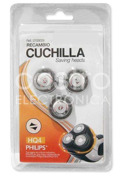 Pack 3x Laminas Maq. Barbear p/ Philips Equivalente a HQ4 - GSC