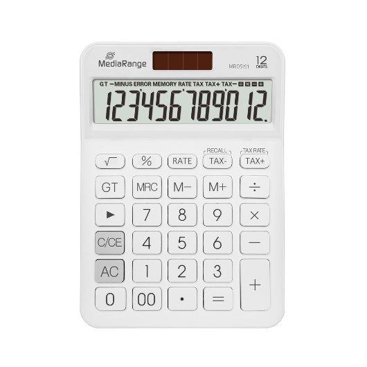 12-DIGIT LCD MEDIA RANGE CALCULATOR