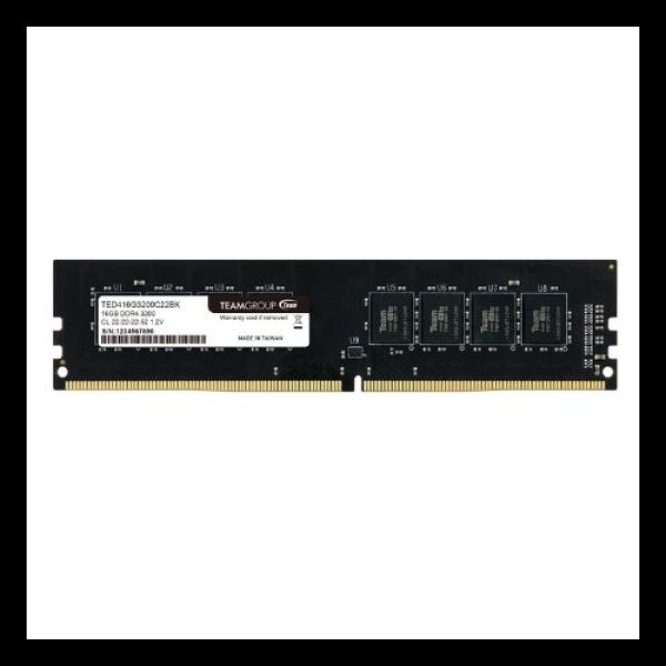 Memória RAM UDIMM Elite 16GB (1x16GB) DDR4 - 3200MHz CL22 1.20V - TEAMGROUP