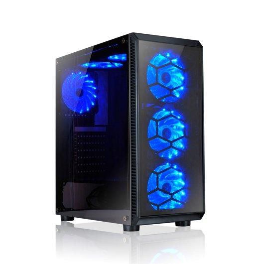 Caixa ATX USB 3.0 c/ Janela LED Azul - L - LINK