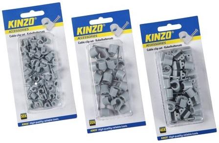 Pack 3x Emb. Abraçadeiras Diversas c/ Prego (110 pcs) - KINZO