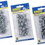 Pack 3x Emb. Abraçadeiras Diversas c/ Prego (110 pcs) - KINZO