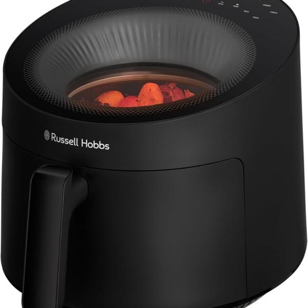 Fritadeira Satisfry Panoramic Air Fryer 5L 1800W (Preto) - RUSSELL HOBBS