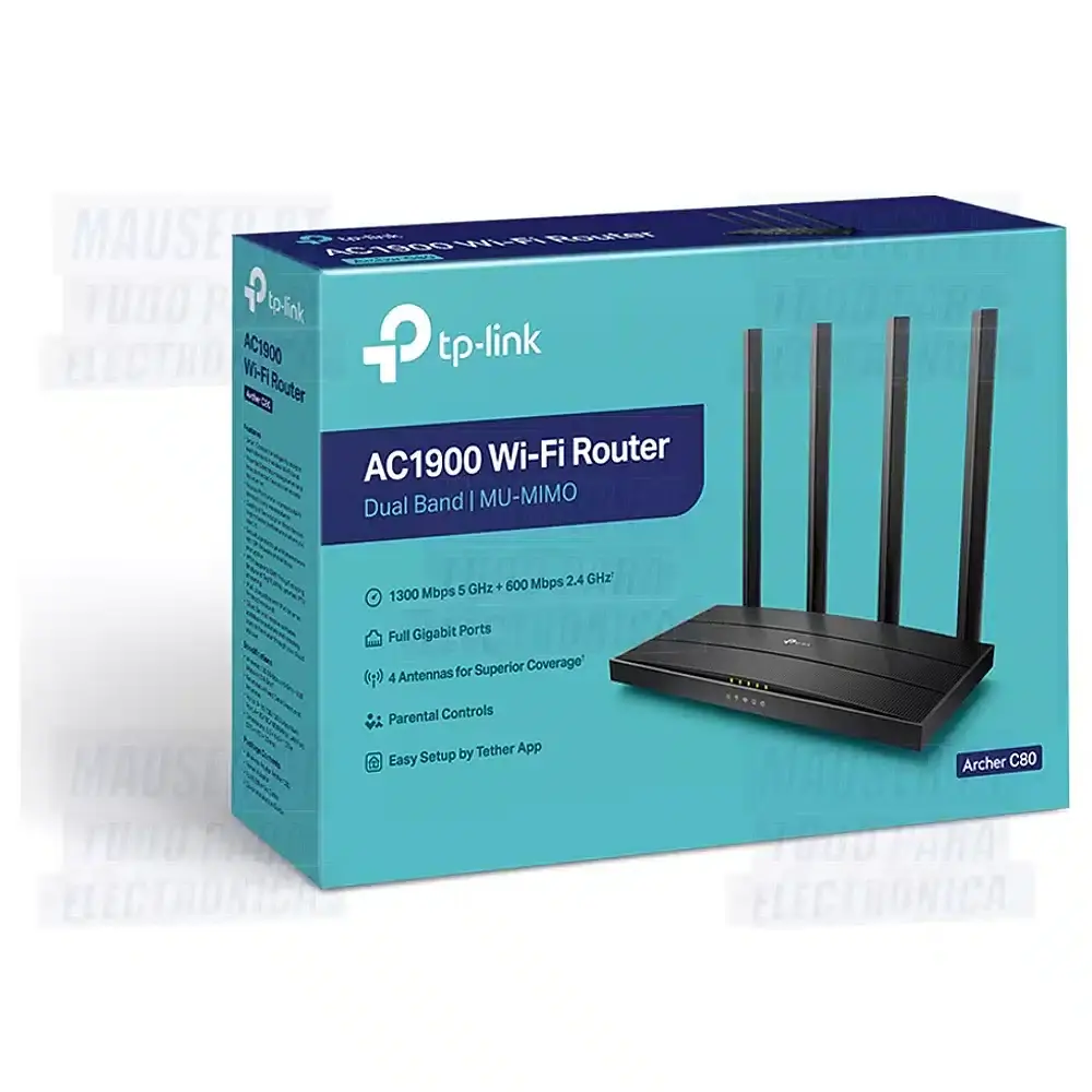 Router TP - Link Archer C80 AC1900 Wireless Dual Band