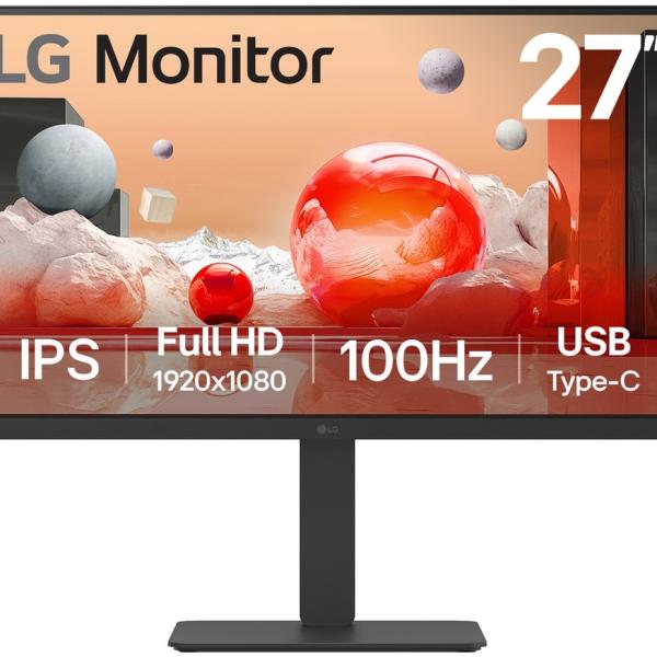 Monitor IPS 27 27BA750 - B Full HD 100Hz (Preto) - LG