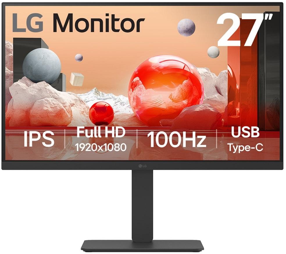 Monitor IPS 27 27BA750 - B Full HD 100Hz (Preto) - LG