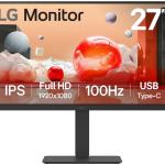 Monitor IPS 27 27BA750 - B Full HD 100Hz (Preto) - LG