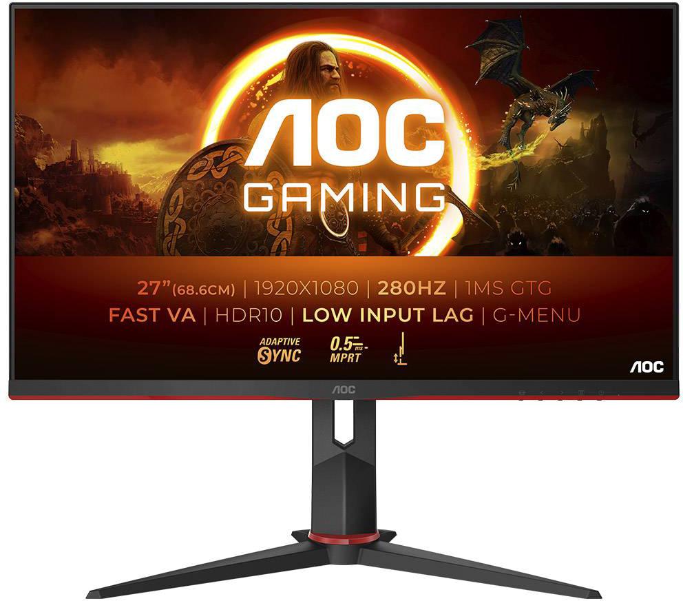 Monitor Gaming 27G2ZN3/BK VA W - LED 27 FHD 16:9 280Hz VESA Adaptive Sync / FreeSync Premium - AOC