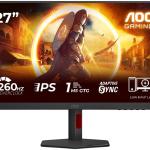 Monitor 27 G4 27G4ZR Full HD LED (Preto/Vermelho) - AOC
