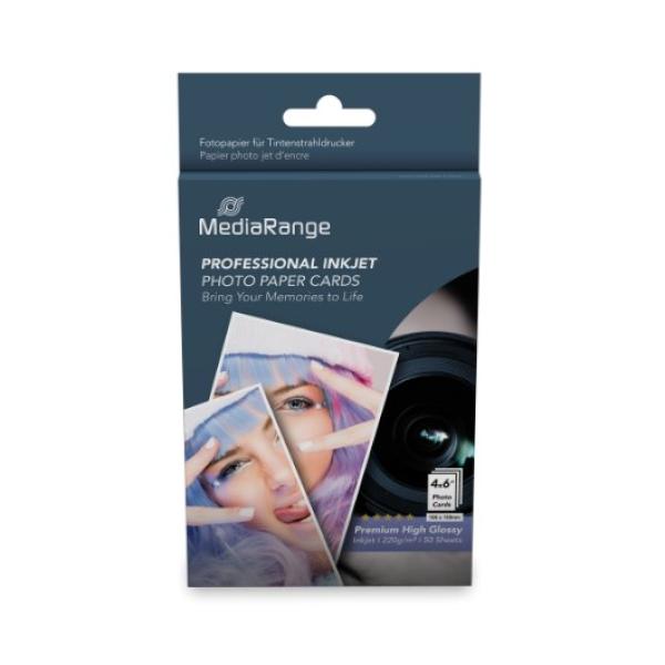 MEDIARANGE PHOTO PAPER MRINK104 A5 GLOSS