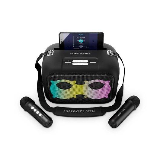 Coluna Bluetooth KaraokeStar c/ Microfone e Luz LED - ENERGY SISTEM
