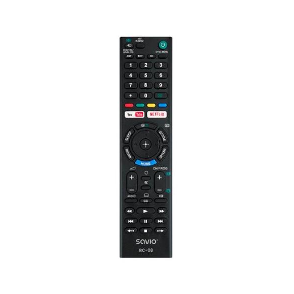 SAVIO RC-08 TV REMOTE CONTROL REPLACEMENT FOR SONY SMART TV