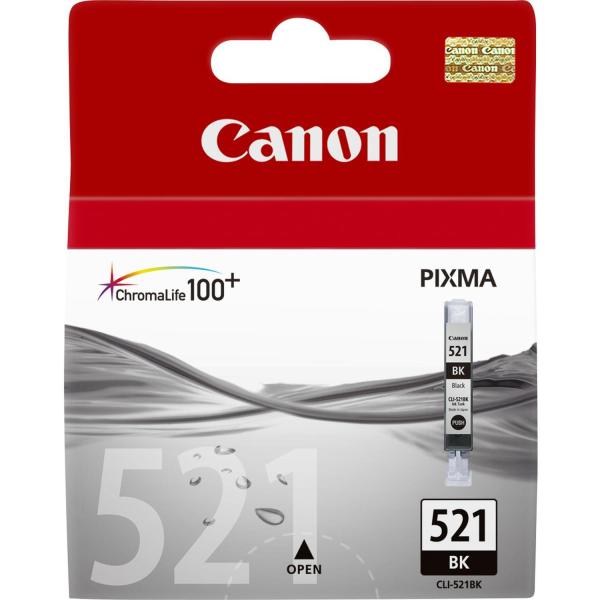 Tinteiro CLI - 521 (Preto) - Canon
