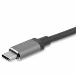 Adaptador USB C para VGA/HDMI Startech CDP2HDVGA            Preto