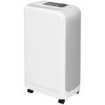 Desumidificador 12L/dia Depósito de Água 0,8L com Rodas Temporizador de 24 Horas Ecrã Digital de Humidade Branco