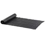 Rolo de Malha Anti - Ervas 2x50 m Malha Geotêxtil 130 g/m² para Controlo de Ervas Daninhas de Jardim Malha Anti - Ervas Preta