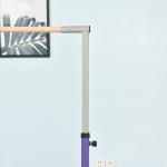 Barra de Ginástica para Crianças com Altura Ajustável 92 - 150 cm Barra Horizontal de Ginástica 194x121x150 cm Roxo