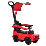 Carro Andador para Crianças Mercedes G350 com Buzina Capô Removível Encosto e Suporte de Proteção 85,5x40,5x95 cm Vermelho