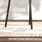 Conjunto de 2 Cadeiras de Sala de Jantar Cadeiras de Cozinha com Encosto em Vime Sintético 44x54x87 cm Verde e Preto