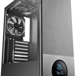 Caixa ATX SAGITTA20 Tempered Glass LED Screen Front Mesh (Preto) - TACENS