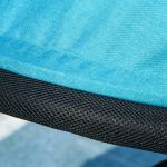 Triciclo Evolutivo para Bebés de +12 Meses 2 em 1 com Toldo Dobrável Guiador Cinto de Segurança e Cesto 95x50x106 cm Azul